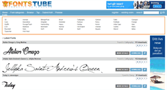 Desktop Screenshot of fontstube.com